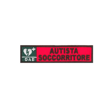 Patch con velcro AUTISTA SOCCORRITORE / VOLONTARIO
