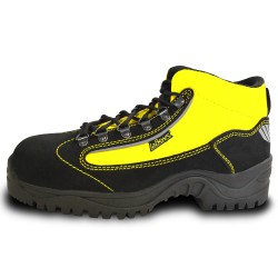 SCARPE ANTINFORTUNISTICHE colore ROSSO FLUO Soccorso S3 by LaBens