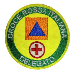 Patch tondo ricamato CRI - Delegato