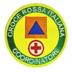 Patch tondo ricamato CRI - Coordinatore
