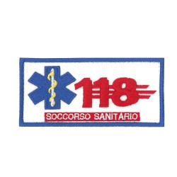 Patch con velcro 118 SOCCORSO SANITARIO