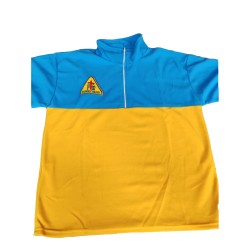 Micropile confederale mezza zip Giallo scuro